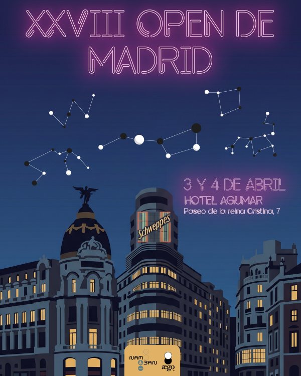 Cartel del XXVIII Open de Madrid