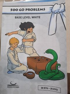 Portada de 500 Go Problems: Base Level White